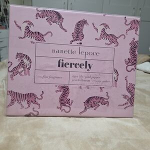 Nanette Lepore Fiercely Fragrance with Pink Tiger Design